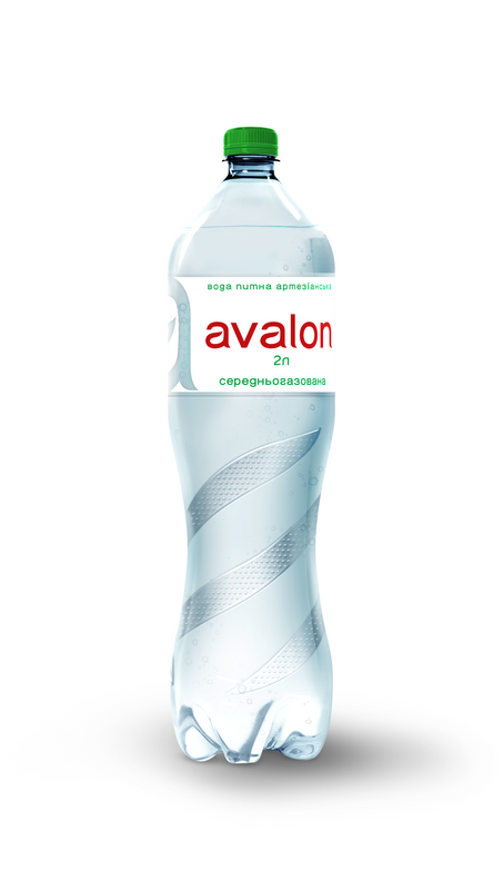 Вода питна середньогазована АВАЛОН, 2,0л